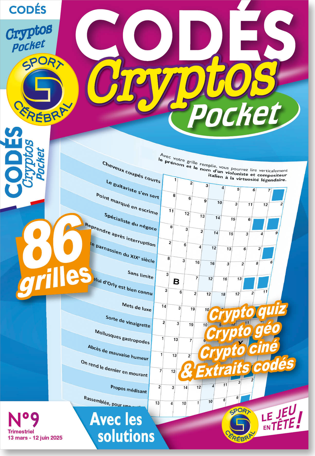 Codés Cryptos Pocket Numéro 9