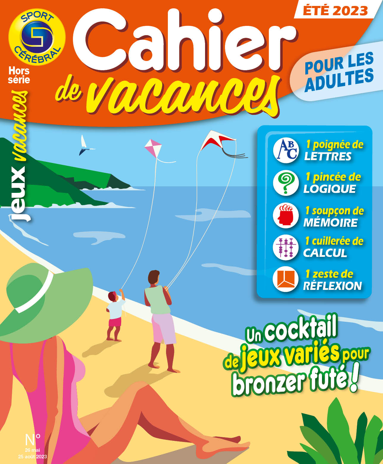 Cahier de vacances Hors-série | Edition 8 | Multijeux | Sport Cérébral