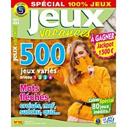 Jeux Vacances Spécial 100% jeux N°55