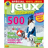 Jeux Vacances Spécial 100% jeux N°56