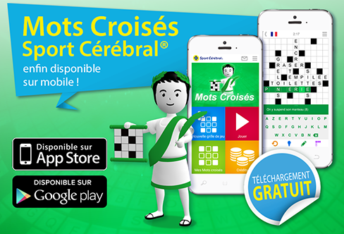 Application Mots Croisés mobile Sport Cérébral